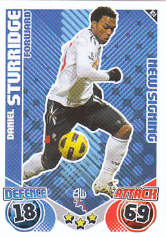 Daniel Sturridge Bolton Wanderers 2010/11 Topps Match Attax New Signing #N14